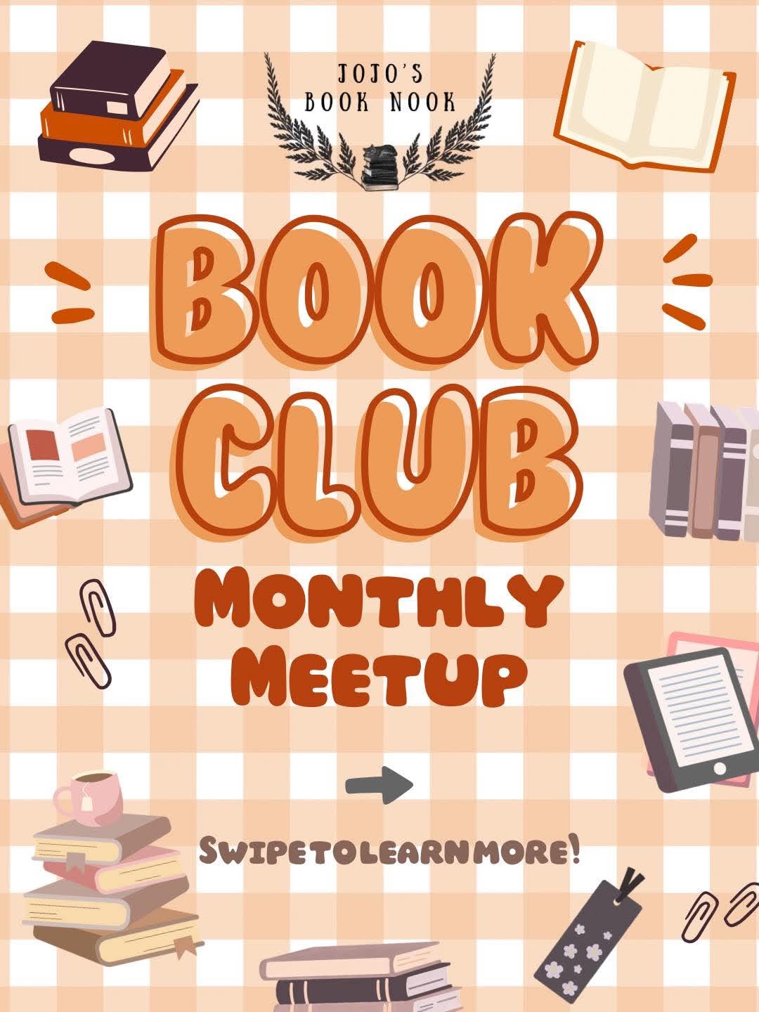 JoJo's Book Nook Monthly Meetup - October
