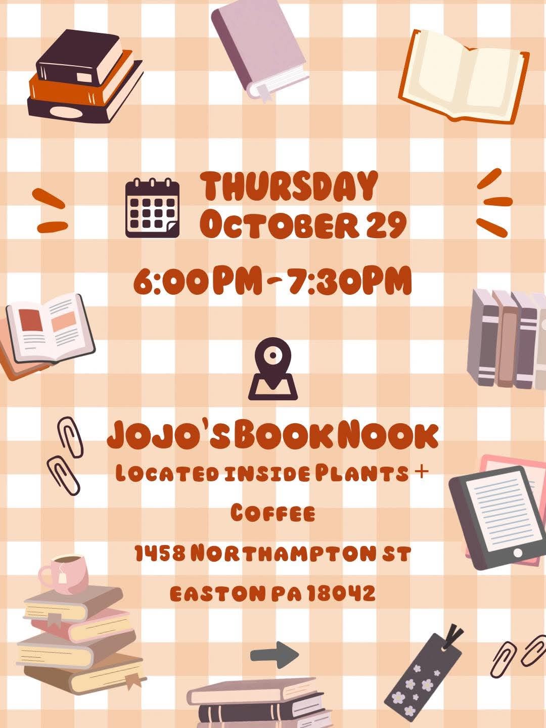 JoJo's Book Nook Monthly Meetup - October - Image 2
